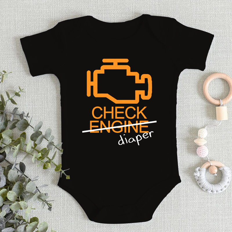 Baby Products Website - Funny Check Diaper Letter Design Skin