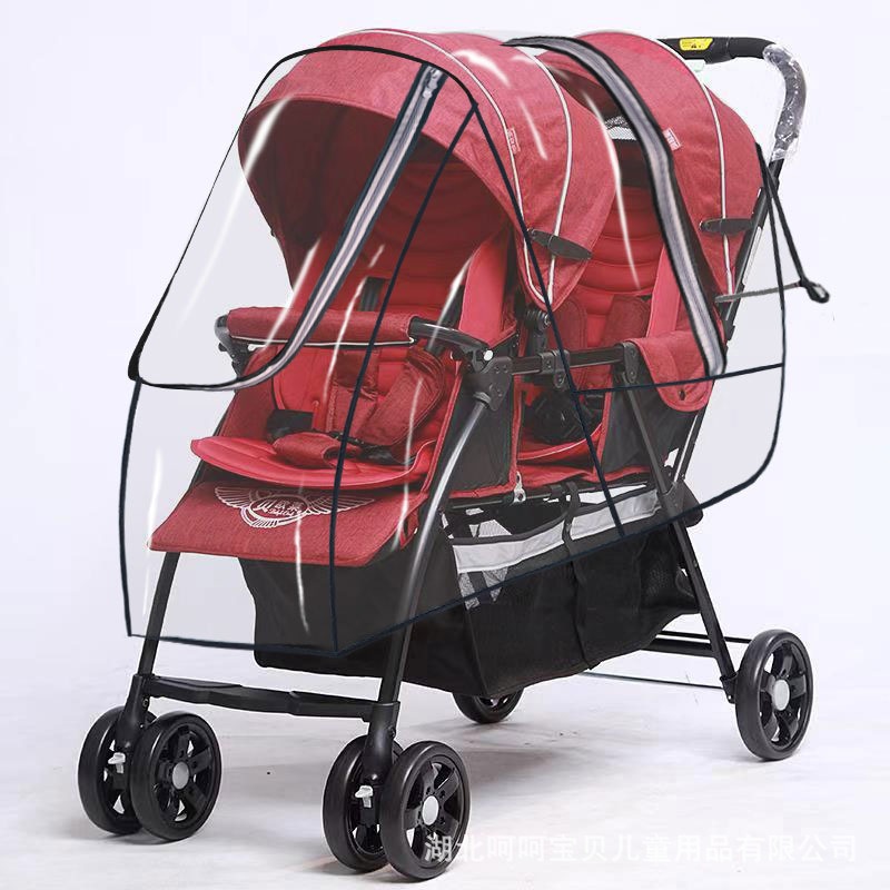 Double Seat Twin Stroller Rain - Stroller Rain Cover review and price