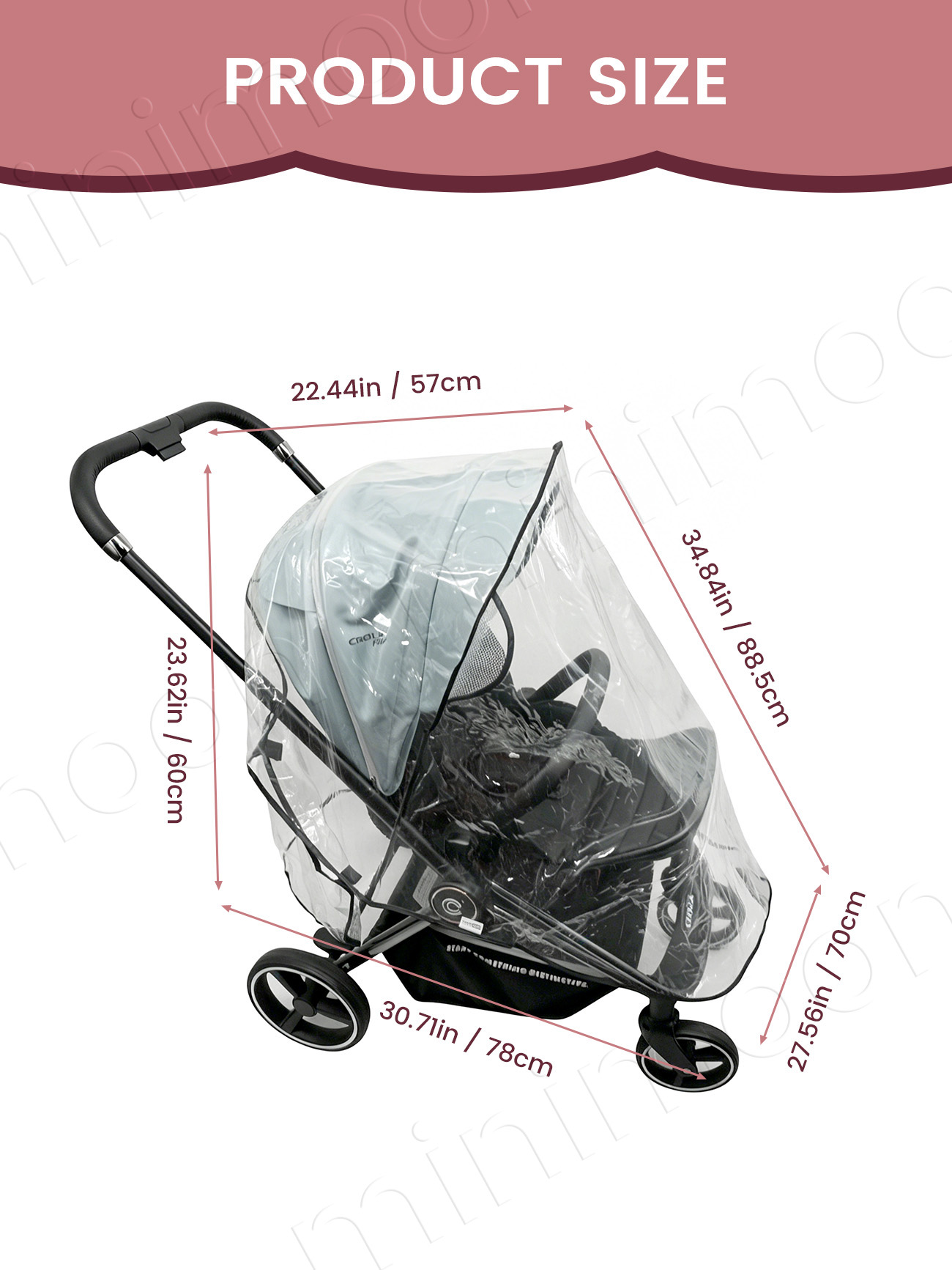 Universal Waterproof Stroller  - Stroller Rain Cover review and price