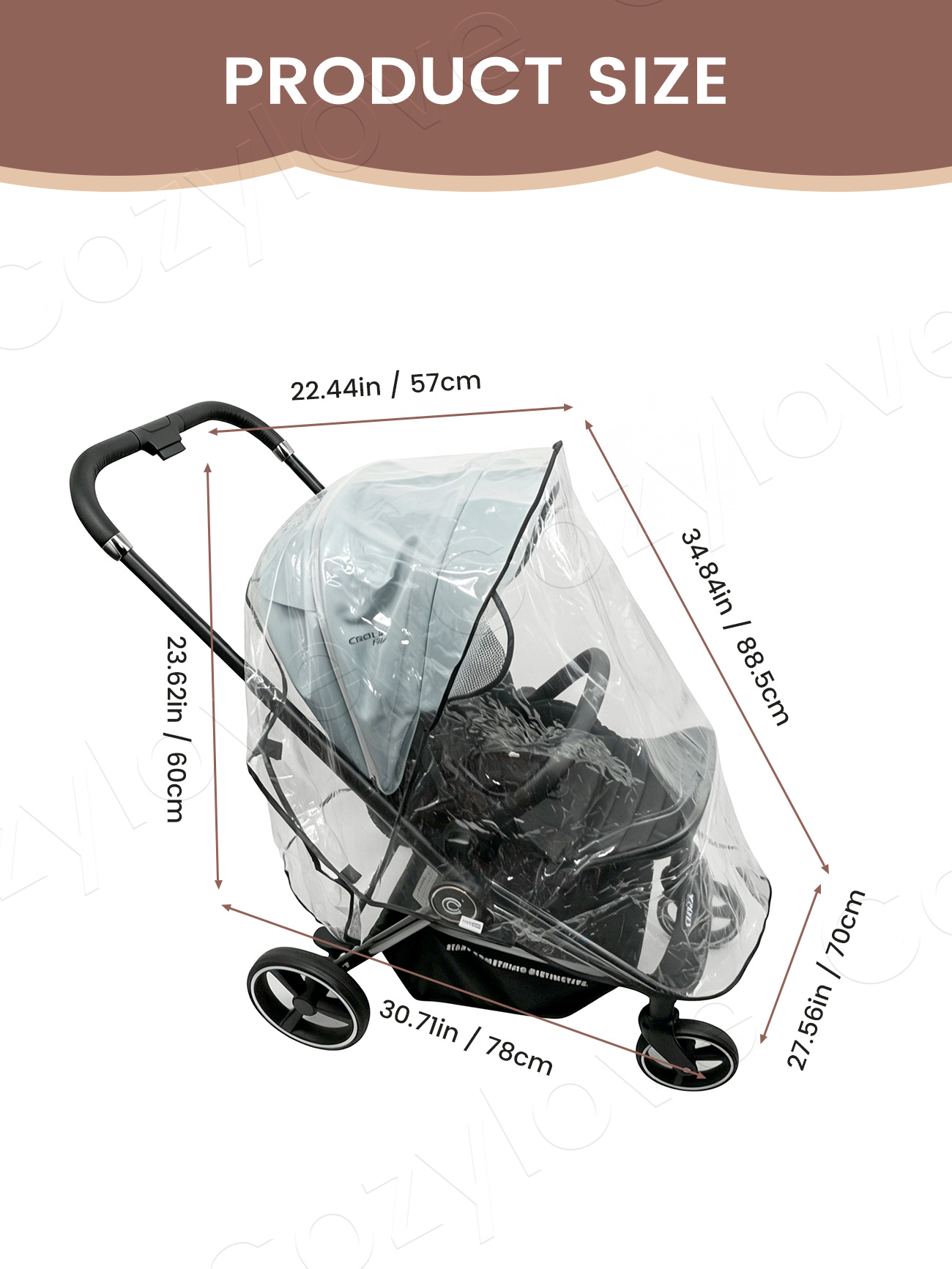Universal Stroller Rain Cover  - Stroller Rain Cover review and price