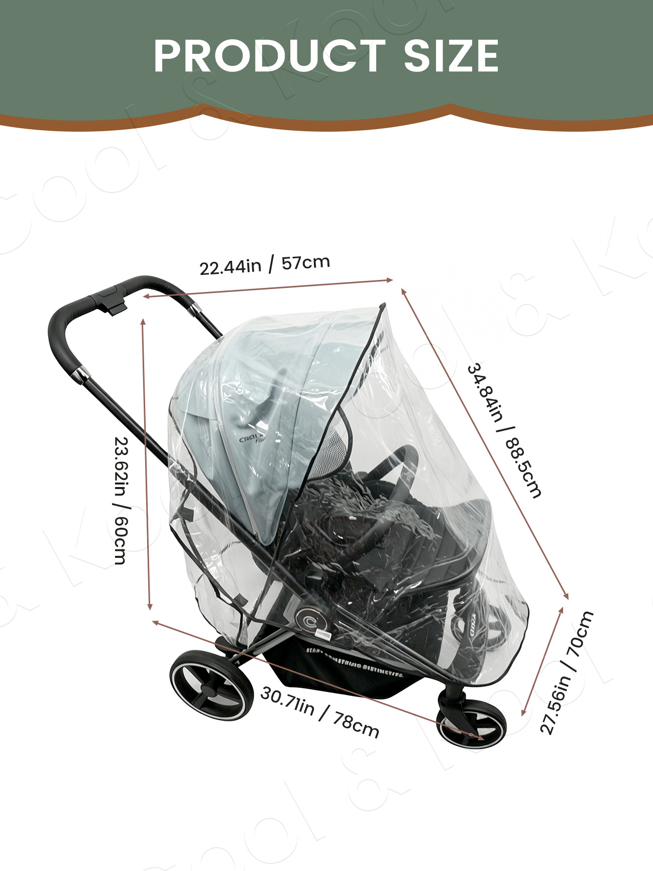 Universal Waterproof & Windpro - Stroller Rain Cover review and price