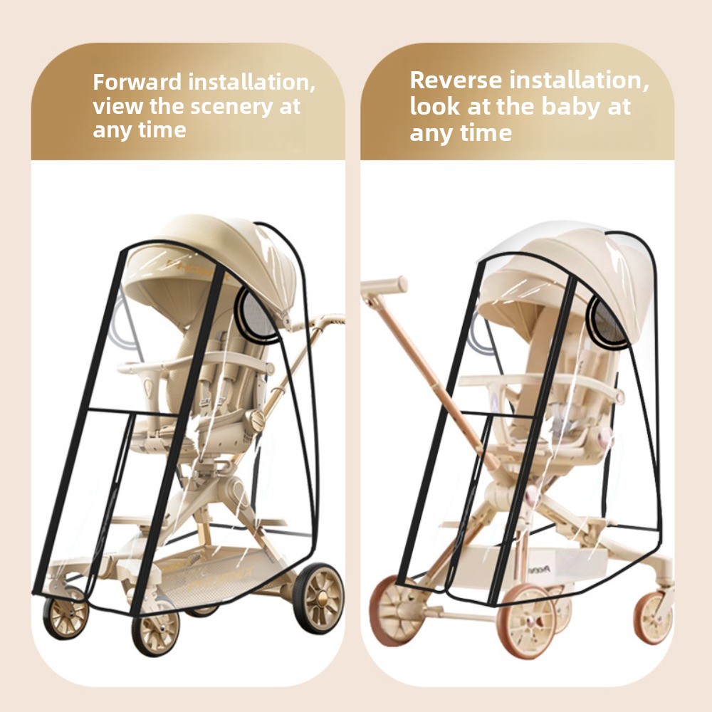 Transparent Baby Strollers Rai - Stroller Rain Cover review and price