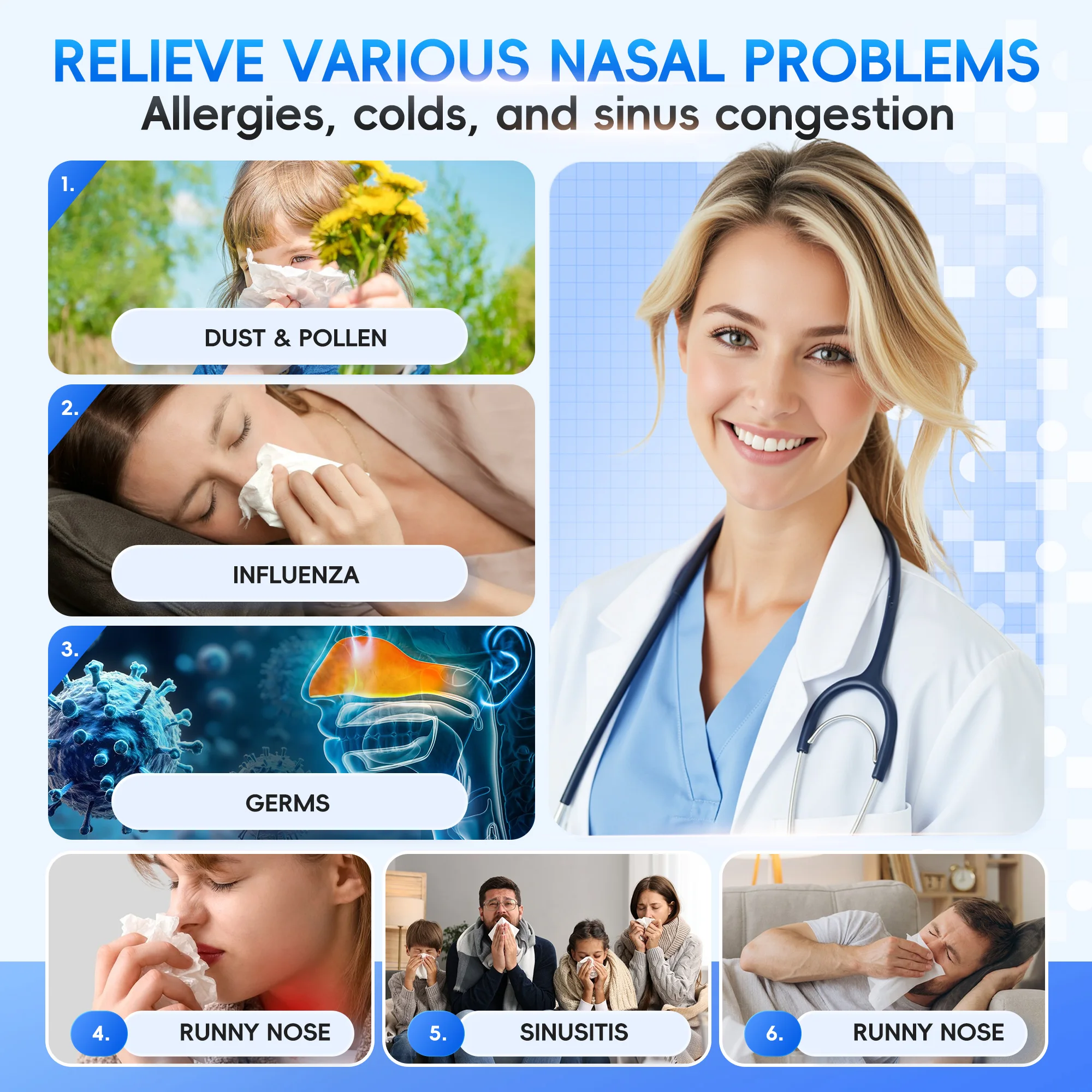 Nasal Irrigation System Sinus  - Nasal Aspirator review and price