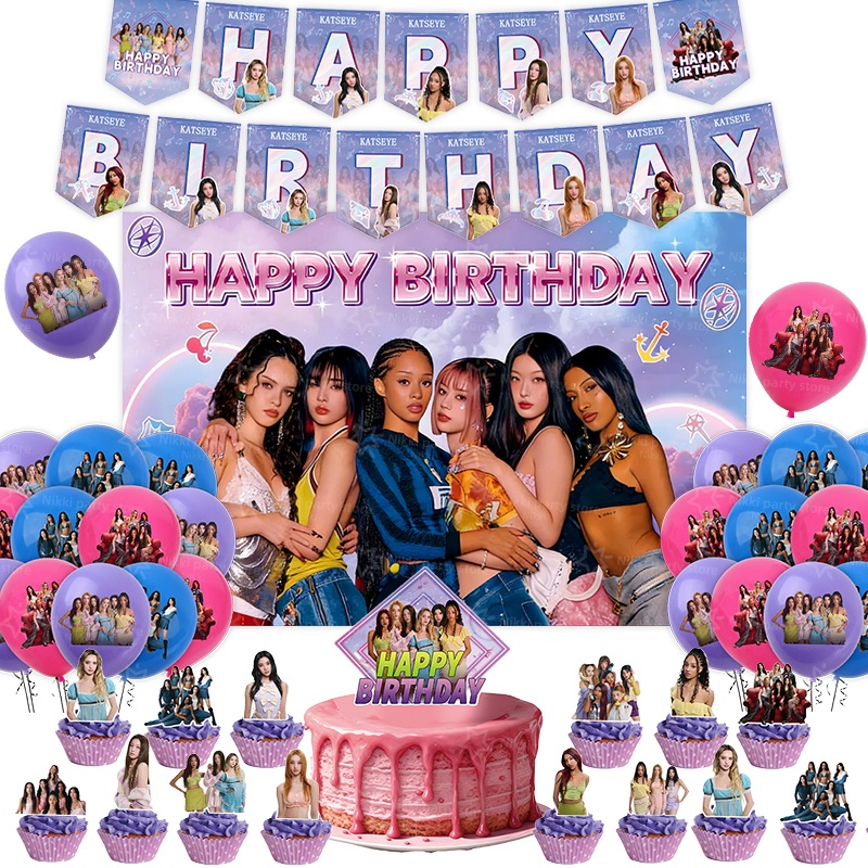 New Katseye Birthday Decoratio - Baby Products Poster review and price
